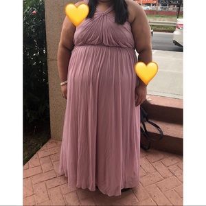 David’s Bridal bridesmaid dress color Quartz sz 26